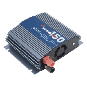SAMLEX SAM-450-12 – Inversor de Corriente Onda Modificada / 450 W / Entrada 12 Vcc / Salida 115 Vca 60 Hz / 2 Contactos de Salida