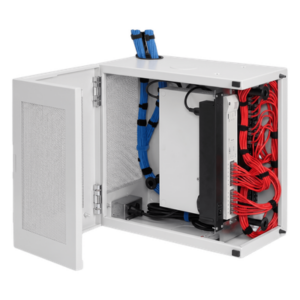 HOFFMAN DBL242412G – Gabinete de Pared / 6U / Acero 1.9 mm / 610 x 610 x 313 mm / Puerta L 120° / Rack 19" / RAL 7035
