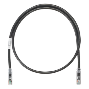 PANDUIT NK6PC3BLY – Cable de Parcheo UTP / Categoría 6 / 24 AWG / 0.90 m (3 ft) / T568B / Negro