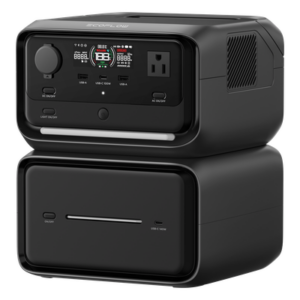ECOFLOW EFR3MAXPL – Estación de Energía Portátil / 858 Wh / Salida AC Dual 300 W (550 W Pico) / USB-C PD 100 W / Carga Solar 110 W / Wi-Fi y Bluetooth / Batería LFP