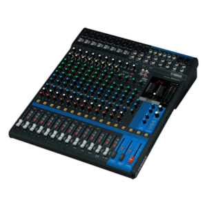 YAMAHA MG16XU – Mezcladora de Audio / 16 Canales / 10 Entradas de Micrófono / Efectos SPX Digitales / Interfaz USB 2x2 / 4 Buses Auxiliares