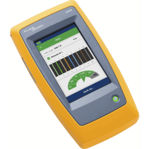 FLUKE NETWORKS LIQ-100-IE – Comprobador de Cableado y Red Ethernet Industrial LinkIQ / Rendimiento hasta 10 Gb/s / Adaptadores M12X M12D M8D / PoE bajo carga hasta Clase 8 90 W / Diagnóstico de Switch IP Puerto VLAN y Ping / Pantalla Multitáctil a Color / Gestió