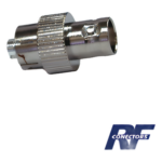 RF INDUSTRIES,LTD RFB-1145 – Adaptador de Interconexión / BNC Hembra a Conector-Rosca / Cuerpo Niquelado / Contacto de Plata / Compatible Kenwood e Icom