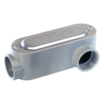 RAWELT OLL-0099C – Caja de Conexión Ovalada / Rosca NPT 1 1/4" (31.8 mm) / Volumen 512.6 cm³ / Aluminio Diecast / Hermética al Agua / UL y CSA