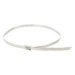 SYSCOM TOWERS ST-CT360 – Cincho de Acero Inoxidable / 4.6 mm x 360 mm (1.18 ft) / 60 kg Tracción / 10 piezas / -40°C a +85°C