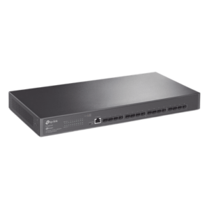 TP-LINK TL-SX3016F – Switch Fibra Óptica L2+ / 16 Puertos SFP+ 10G / Rendimiento 320 Gbps / Sin Ventiladores / Montaje en Rack / Gestión Centralizada