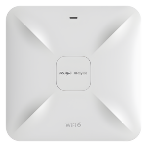 RUIJIE RG-RAP2260(G) – Punto de Acceso Mesh Wi-Fi 6 / 1.7 Gbps / 512 Usuarios / Doble Banda 2.4 y 5 GHz / MU-MIMO 2x2 / Instalación Techo o Pared