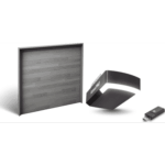 ACCESSPRO KIT-DOOR-128CF – Kit Puerta de Garage 12x8 Pies / Insulada 43 mm / Motor FS1000M 1/2 HP / Interfaz WiFi ACCESSWIFI / Incluye 3 Controles