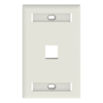 PANDUIT NK1FWHY – Placa de Pared Vertical / 1 Puerto Keystone / 69.8 x 114.3 mm / 2.75 x 4.5 pulg. / Montaje Vertical