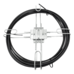 LINKEDPRO BY EPCOM LP-CSB – Raqueta de Almacenamiento de Cable / Poste 300-600 mm / 1-2 ft / Cable ADSS 10-14 mm / Aluminio y Acero Inoxidable