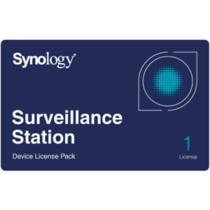 SYNOLOGY CLP1-E – Licencia de Dispositivos de Vigilancia / 1 Licencia / Cámaras IP, Módulos E/S, Altavoces IP / Intercomunicadores / Controladores de Acceso / Gestión CMS