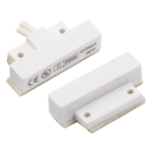 SFIRE SF-2023 – Contacto Magnético / GAP 13 mm (0.51 in) / Reed Switch NC / 12 VCC / Ultra Compacto / Puertas y Ventanas