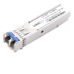 LINKEDPRO BY EPCOM LP-SFP-1G-SM-5 – Transceptor SFP / Monomodo / 1.25 Gbps / 1310 nm / LC/UPC Dúplex / DDM / Alcance 5 km (3.1 mi)