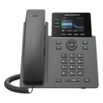 GRANDSTREAM GRP2611G – Teléfono IP / 3 Líneas SIP / 12 Botones Virtuales Programables / Pantalla LCD 2.8 Pulgadas / Puertos Gigabit con PoE / Audio HD