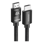 UGREEN 40101 – Cable HDMI 2.0 / Nylon Trenzado / 2 Metros (6.56 Pies) / 4K@60Hz / 18Gbps / ARC / Dolby Atmos / HDR / Blindaje 7 Capas / Aluminio Niquelado