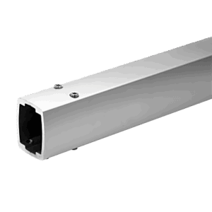 HOFFMAN S1MT500 – Tubo Estructural de Aluminio / 500 mm (1.64 ft) / Perfil Hueco para Cableado / 6 Tornillos de Fijación / Carga 180 lb (81.6 kg) / Espesor 5.5 mm