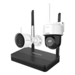 HIKVISION NKS422WBPH – Kit IP Inalámbrico / 2 Megapixel / NVS 4 Canales / 2 Cámaras Wi-Fi / Dual Light 30 m (98.4 ft) / Audio Bidireccional / 97° HFOV
