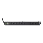 LINKEDPRO BY EPCOM HTCM-1U – PDU Horizontal / 8 Contactos NEMA 5-15R / 120Vca / 15A / Rack 19" 1U / Cable 2.5 m (8.2 ft)