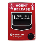 NOTIFIER NBG-12LR – Estación de Liberación de Agente Extintor / Doble Acción No Codificada / Policarbonato / Liberación Manual / UL/FM/CSFM