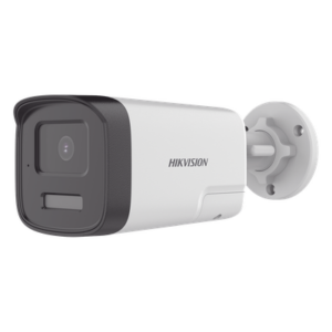 HIKVISION DS-2CE17K0T-LTS – Cámara Bala TURBOHD / 3K 5 Megapixel / Dual Light 40 m (131.2 ft) / Audio Bidireccional / IP67 / dWDR