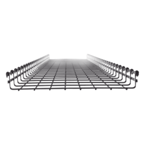 CHAROFIL CH-54-400EZ – Charola Tipo Malla / 54 mm Peralte / 400 mm Ancho / 3 m (9.84 ft) / Electro Zinc / 344 Cables Cat6