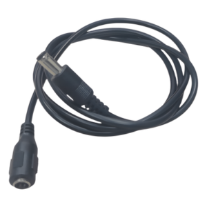 EPCOM POWERLINE CON-D08-1M – Cable de Alimentación DC / Conector Macho a Hembra 5.5x2.1 mm / 22 AWG / 1 m (3.28 ft) / Polarizado / Forro Negro