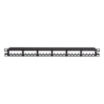 PANDUIT CPP24FMWBLY – Panel de Parcheo Modular / 24 Puertos / 1UR / Montaje al Ras / 19" o 23" / Sin Blindaje / CRS y ABS