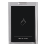 HIKVISION DS-K1101M – Lector de Tarjetas MIFARE / Frecuencia 13.56 MHz / Protocolo Wiegand W26/W34 / RS-485 / IP64 / Montaje en Pared