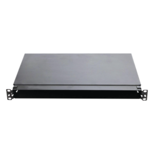 PANDUIT FMT1 – Panel de Distribución de Fibra Óptica / Montaje Rack 19" / 1UR / Hasta 96 Fibras / Bandeja Fija / 4 Casetes QuickNet o Placas FAP/FMP