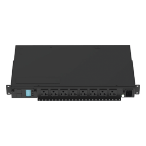 PANDUIT P08D09M – PDU Monitoreable Horizontal / 8 Salidas NEMA 5-20R / Entrada NEMA 5-15P / 120 Vca / 15 A / 1U / Rack 19 in