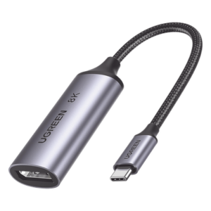 UGREEN 15575 – Cable Adaptador USB-C a DisplayPort 1.4 / 8K@60Hz / 4K@240Hz / 32.4 Gbps / MST / HDR / 10 cm (3.94 in)