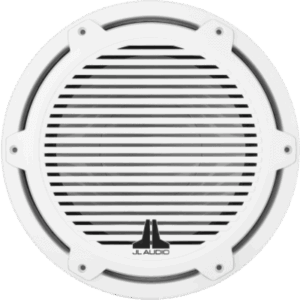 JL AUDIO 10-03070-00 – Subwoofer Náutico JL Audio M3 10" / Deflector Infinito / 175 W RMS / 4 Ω / Cono de Polipropileno Relleno de Mica / Rejilla Clásica Blanca