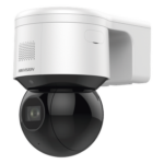 HIKVISION DS-2DE3A404IWG-E – Domo PTZ IP / 4 Megapixel / 4X Zoom Óptico / IR EXIR 50 m (164 ft) / WDR 120 dB / AcuSense / Luz Estroboscópica y Sirena / PoE+ / IP66