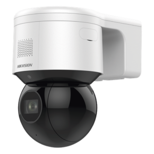 HIKVISION DS-2DE3A404IWG-E – Domo PTZ IP / 4 Megapixel / 4X Zoom Óptico / IR EXIR 50 m (164 ft) / WDR 120 dB / AcuSense / Luz Estroboscópica y Sirena / PoE+ / IP66
