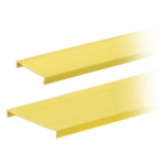 PANDUIT C4YL6 – Tapa para Canaleta Ranurada / 4 in Ancho / 1828.8 mm (6 ft) Largo / PVC Sin Plomo / UL94 V-0 / Amarillo