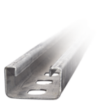 ANCLO ANC-UOR-4X2 – Canal Perforado / 4 x 2 cm / Calibre 12 / 3 m (9.84 ft) / Acero Pregalvanizado