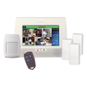 HONEYWELL L7000-PK – Panel LYNX Touch 7000 / pantalla táctil de 7 pulgadas a color / Wi-Fi, GSM y Ethernet / automatización Z-Wave / kit con sensores