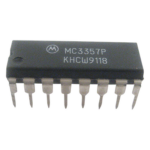 SYSCOM MC3357P – Circuito Integrado FI FM Banda Angosta / 4.0-8.0 VDC / 3.0 mA / 40-46 dB Ganancia / 400 Ω Salida