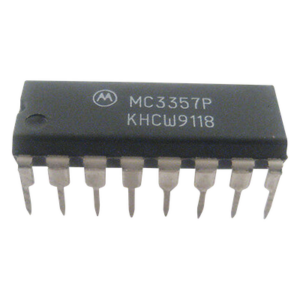 SYSCOM MC3357P – Circuito Integrado FI FM Banda Angosta / 4.0-8.0 VDC / 3.0 mA / 40-46 dB Ganancia / 400 Ω Salida