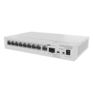 HUAWEI S110-8P2ST – Switch Gigabit No Administrable PoE / 8 Puertos 10/100/1000 Mbps PoE+ / 1 Puerto RJ45 Uplink / 1 Puerto SFP Uplink / 124W / 20 Gbps