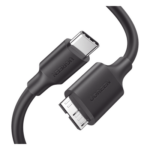 UGREEN 20103 – Cable USB-C 3.0 a Micro-B / 5 Gbps / 1 m / Carga Rápida / 10,000 Inserciones / Blindaje Múltiple
