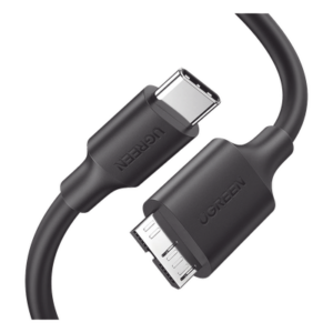 UGREEN 20103 – Cable USB-C 3.0 a Micro-B / 5 Gbps / 1 m / Carga Rápida / 10,000 Inserciones / Blindaje Múltiple