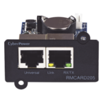CYBERPOWER RMCARD205 – Tarjeta de Administración Remota / SNMP / HTTP Seguro / IPv4/IPv6 / Notificaciones Email/SMS/SNMP / Intercambio en Caliente