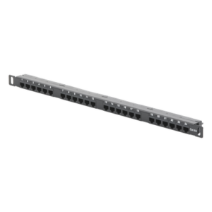 LINKEDPRO BY EPCOM LP-PP-CU-6A-24P – Panel de Parcheo de Impacto (110) sin Blindaje de 24 Puertos Cat6A