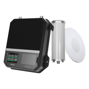 WILSONPRO / WEBOOST 531-047 – Amplificador de Señal Celular Empresarial / 2G 3G 4G VoLTE / Cobertura 1,600 m² (17,222 ft²) / 4 Antenas / Doble Enlace Ascendente / Diseño EE.UU.