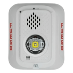 SYSTEM SENSOR P2WLEDSP – Sirena con Estrobo LED / 2 Hilos / Montaje en Pared / 24 Vcd / Candela Seleccionable / Texto en Español