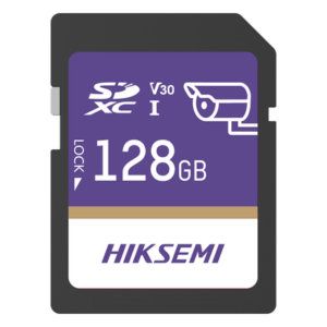 HIKSEMI by HIKVISION HS-SD-P10/128G/GUARDPRO – Tarjeta SD para Videovigilancia / 128 GB / 100 MB/s Lectura / 90 MB/s Escritura / Clase 10 U3 V30 / 3D TLC NAND / -25°C a 85°C (-13°F a 185°F)