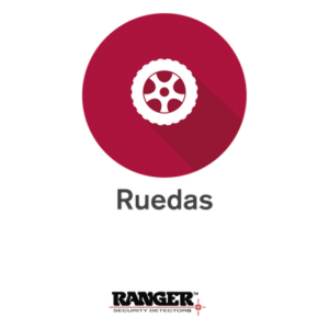 RANGER SECURITY DETECTORS OPCION-R – Kit de Ruedas para Arcos de Detección / Movilidad Portátil / Instalación en Equipos Nuevos Bajo Pedido / No Retrocompatible