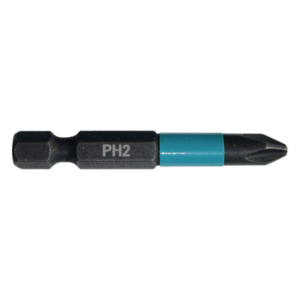 MAKITA B-63725 – Punta de Cruciforme / 1/4" / Acero Resistente a Corrosión / Cambio Rápido / Diseño Ergonómico
