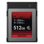 HIKSEMI by HIKVISION HS-CFE-E300/512G – Memoria CFexpress Tipo B / 512 GB / 1800 MB/s Lectura / 1700 MB/s Escritura / PCIe Gen 3×2 / 8K RAW